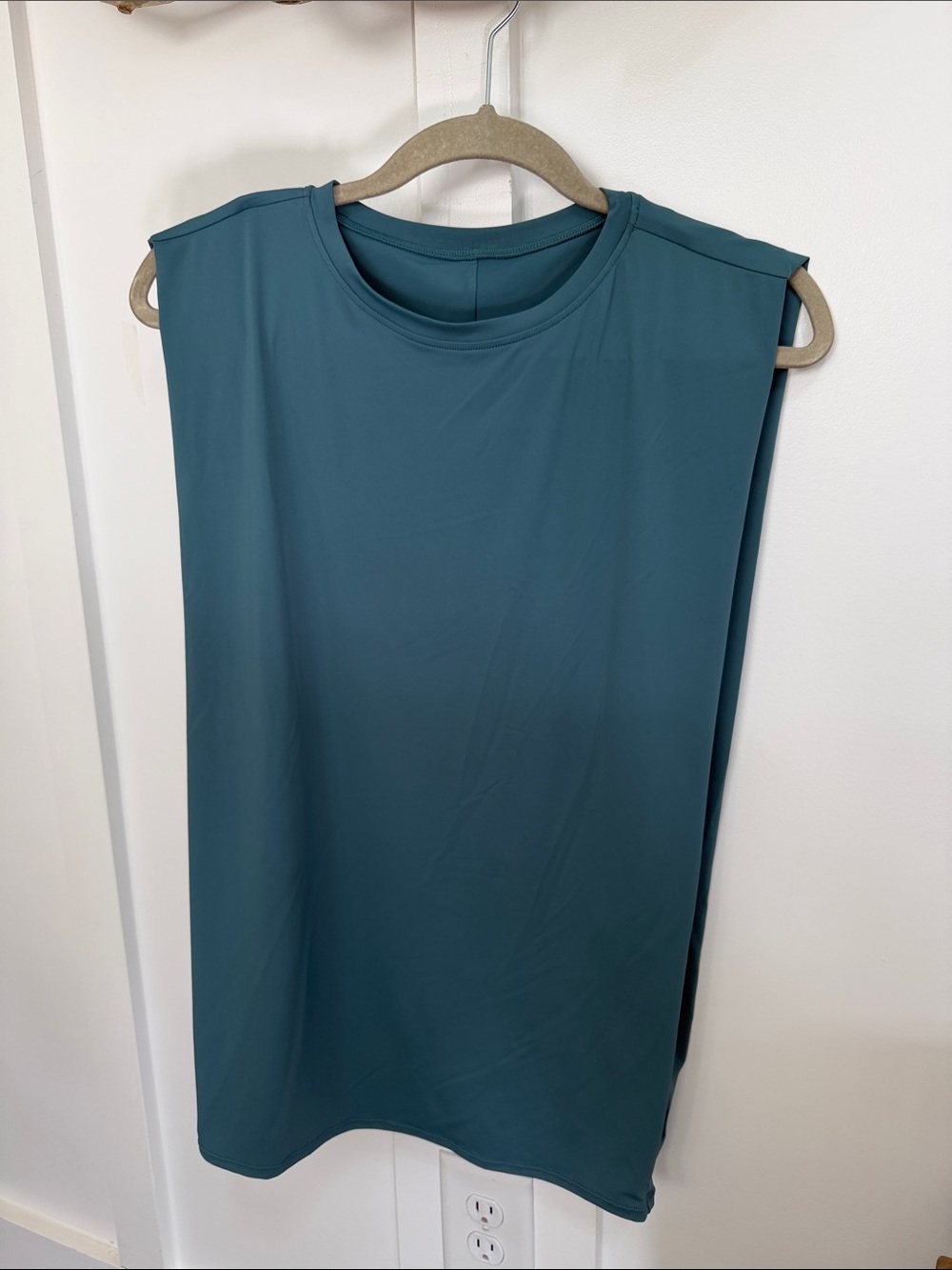 HALARA Round Neck Ruched Cool Touch Yoga Tank